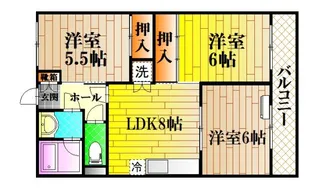 レジデンス増田【3階】の間取り