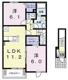 レジェンドXVIII【2階】の間取り