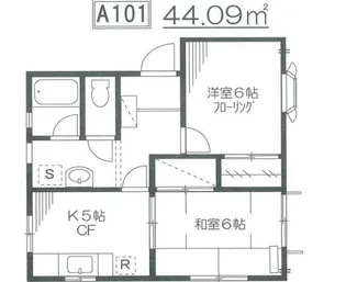 パークビレッジA【1階】の間取り
