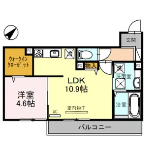 フラン苅原【2階】の間取り