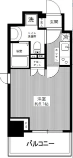 AZEST KAMEIDO【6階】の間取り