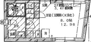Oakrest恵比寿【1階】の間取り