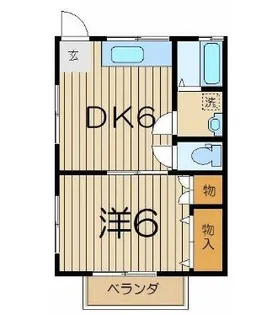 メゾンK【2階】の間取り