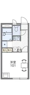 レオパレスGREEN VIEW(18922)【2階】の間取り