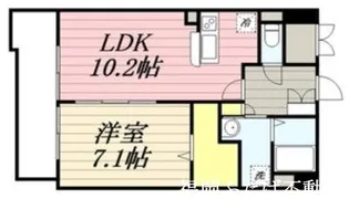 キルンズ高取【9階】の間取り