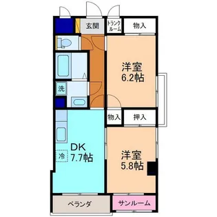カサ・ミラ(Casa Mila)【3階】の間取り