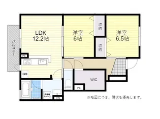 ウィット川崎2 E棟【1階】の間取り