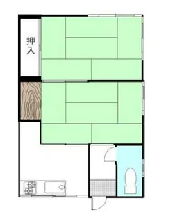 渋谷アパート【2階】の間取り
