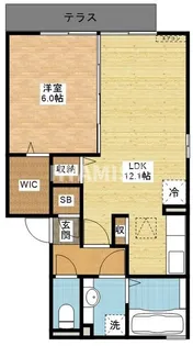 ラ・サクラ・サクラ・II【1階】の間取り