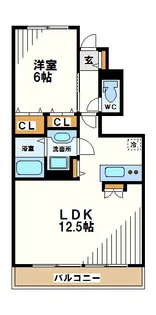Moncheri千歳烏山【1階】の間取り
