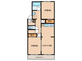 NICハイム横須賀堀ノ内【2階】の間取り