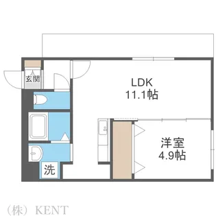 カサラビン(CASA RAVIN【2階】の間取り