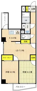 クレスト滝野川II【3階】の間取り