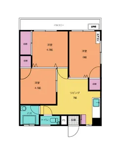 吉岡ビル【5階】の間取り