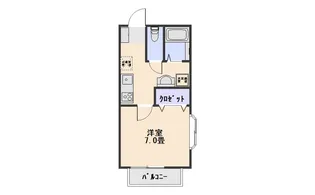 ファーストK【2階】の間取り
