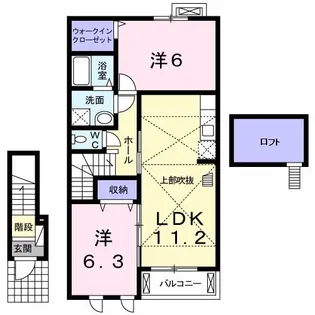 ヴィラ 青山【2階】の間取り
