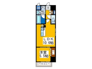 Future宿院【5階】の間取り