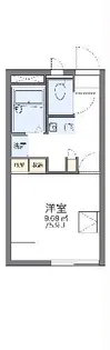 レオパレスHAZUKI【1階】の間取り