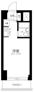 プライムステイ築地【8階】の間取り