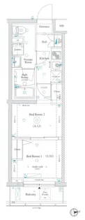ARKMARK中野鷺宮【3階】の間取り