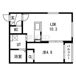 リュミエールケー【2階】の間取り
