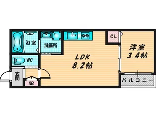 H-maison衣摺II【1階】の間取り