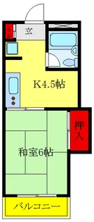 ココダンディオブ井元【2階】の間取り