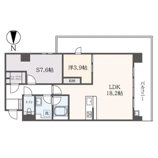 HILL CREST OYAMA【6階】の間取り