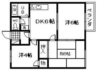 メゾンド・アリエス A棟【1階】の間取り