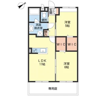 WELLDENCE仙台長町【1階】の間取り