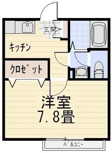 セレナ アケボノ【1階】の間取り