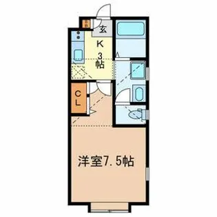 テンポイントハウス【2階】の間取り