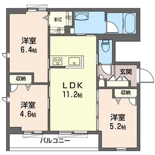 シュノミリア【SHM】【2階】の間取り