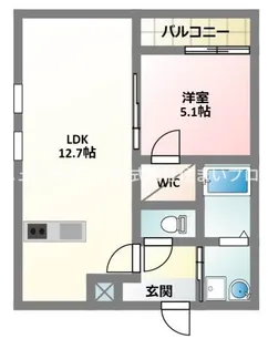 フジパレス萱島【2階】の間取り