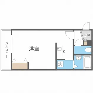 シャイニングドリーム南平岸【3階】の間取り