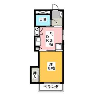 BLUE SUNRISE【2階】の間取り