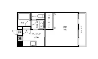 新興コーポI【3階】の間取り