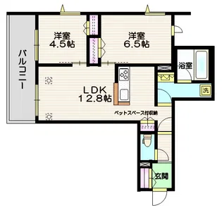 (仮称)川口市飯原町メゾン北棟【4階】の間取り