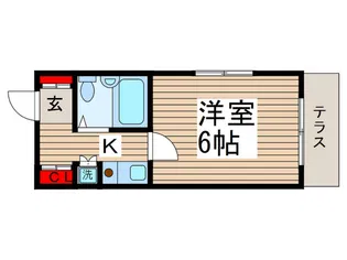 グレ-ス松戸【1階】の間取り