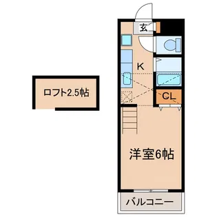 グリーンコーポ水ヶ迫【2階】の間取り
