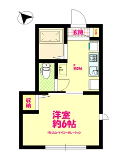 アトリアコートIV【1階】の間取り