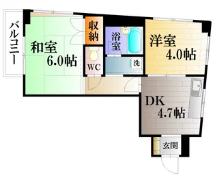 T&Sハイツ【5階】の間取り