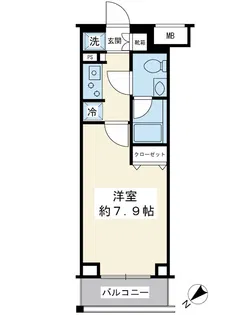 AZEST浦安(アゼスト浦安)【2階】の間取り