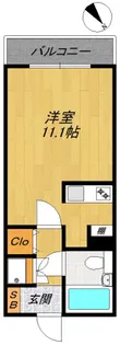 アポロフローラ【1階】の間取り