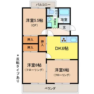 東和コーポ【2階】の間取り