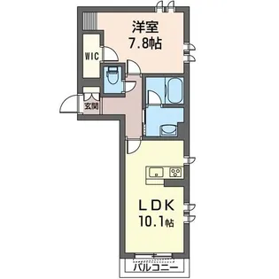 プレミア【1階】の間取り