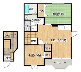 エクセレント パインヒル【2階】の間取り