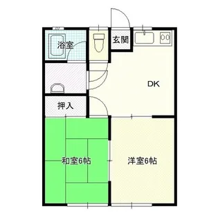 サングリーン和田山102【2階】の間取り