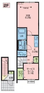 LebeL drie【2階】の間取り