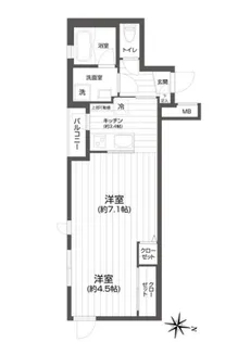 メイクスデザイン用賀【3階】の間取り